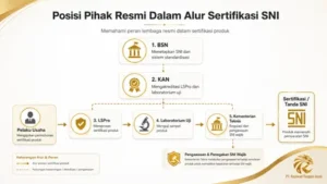 Posisi Pihak Resmi Dalam Alur Sertifikasi SNI